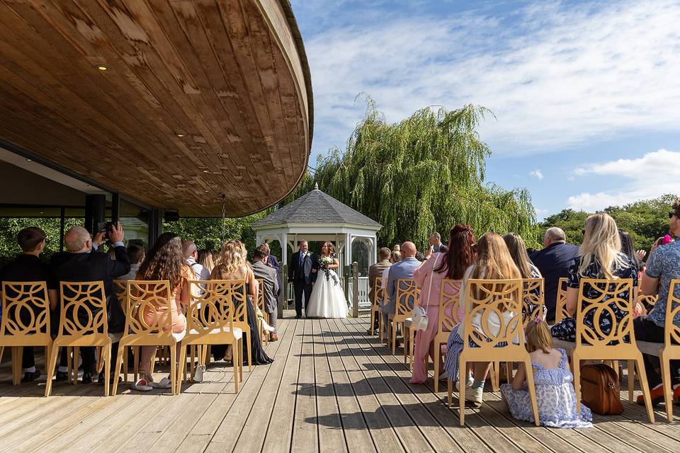 Outdoor wedding