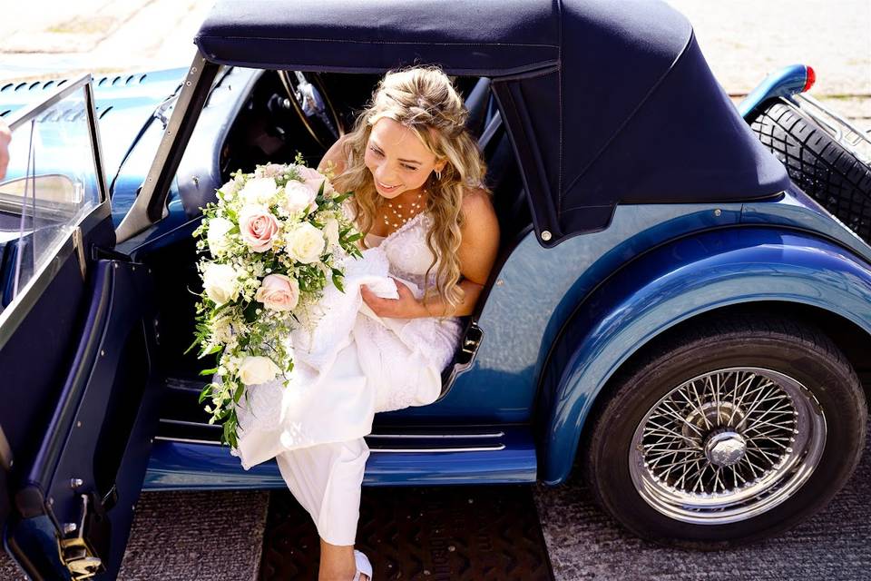 Bride arrival