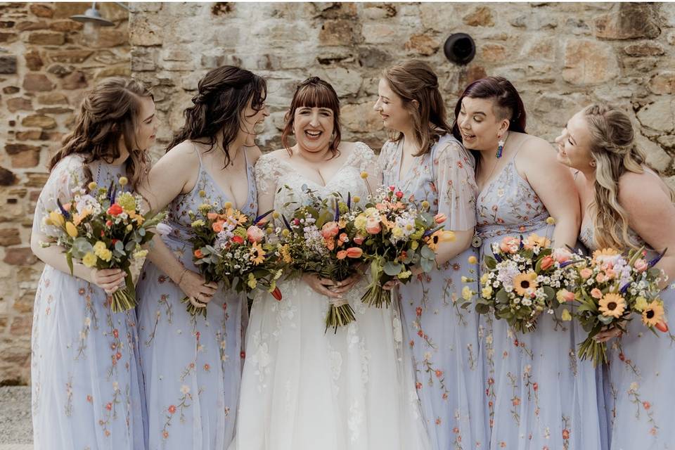 Beautiful bridesmaid shot