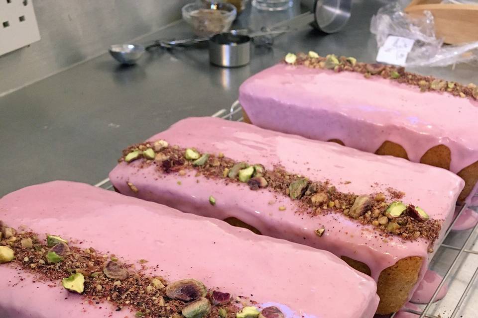 Strawberry loaves