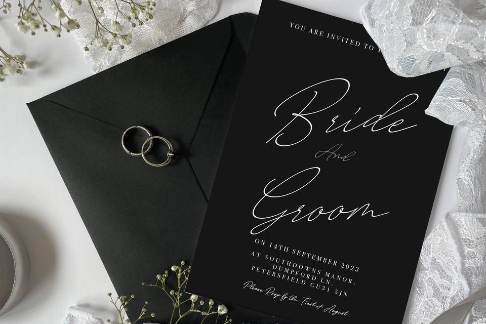 SW Wedding Stationary