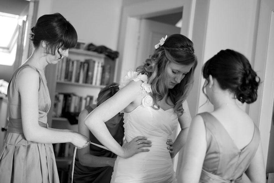 Photos of the wedding preparations