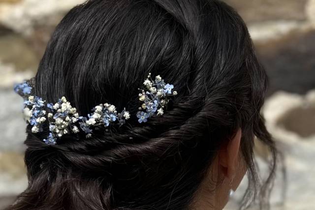 Bride hair