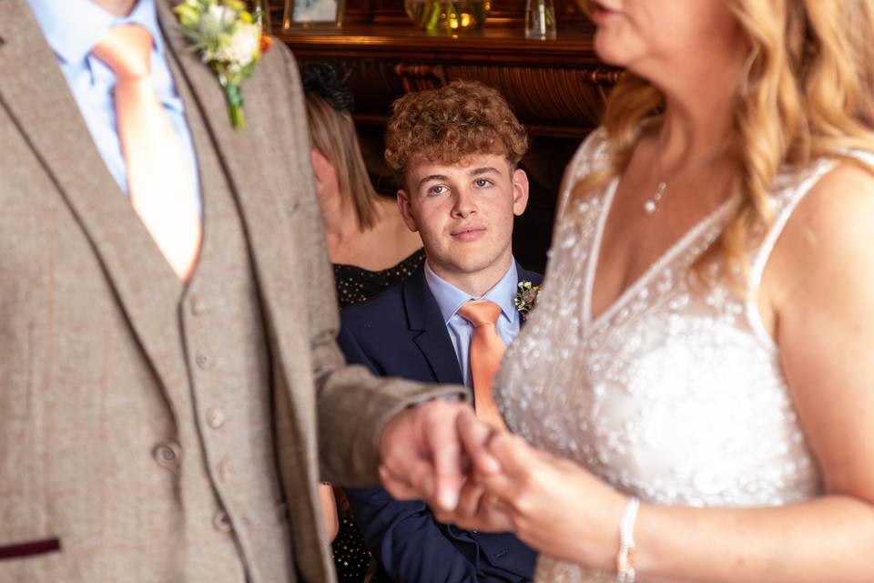 Proud son