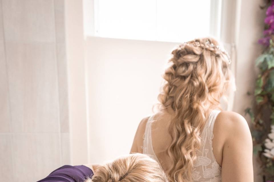 Bridesmaid duties