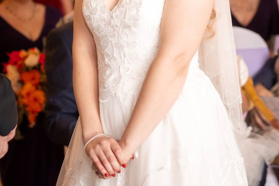 At the alter