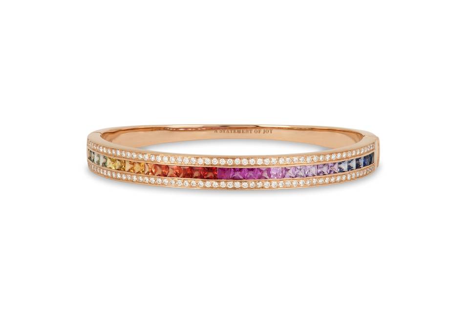 Diamond & sapphire bracelet