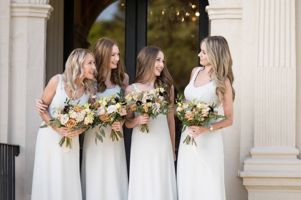 Bridesmaids at Goldsborough Ha