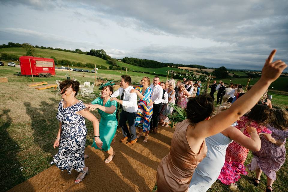 Conga line