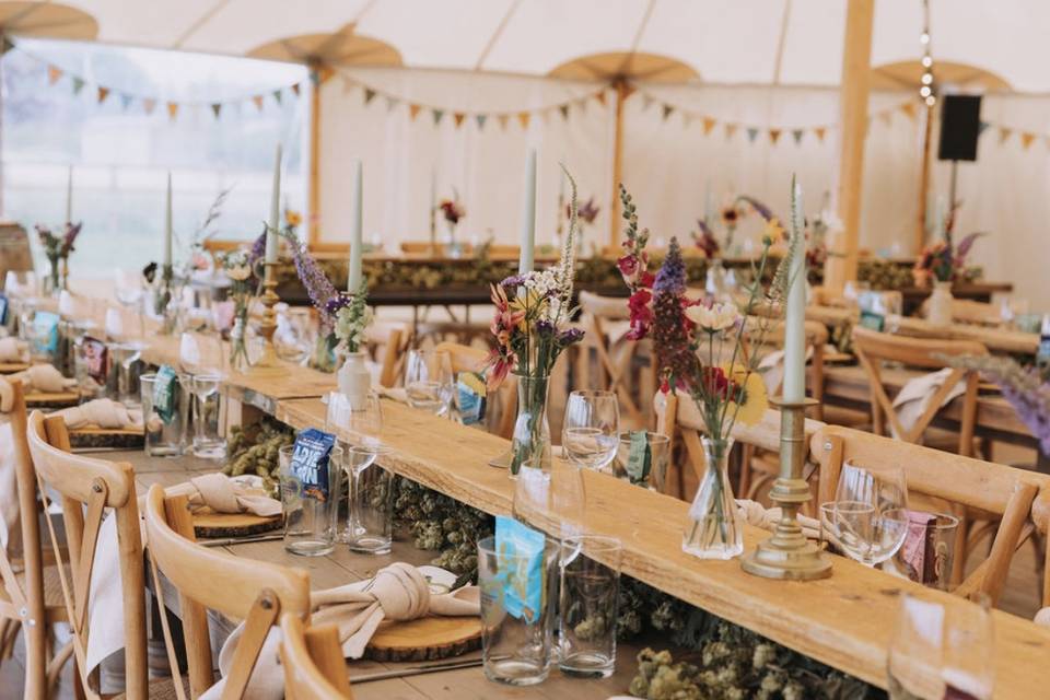Marquee Table scape