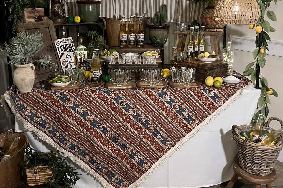 Tequila self serve bar