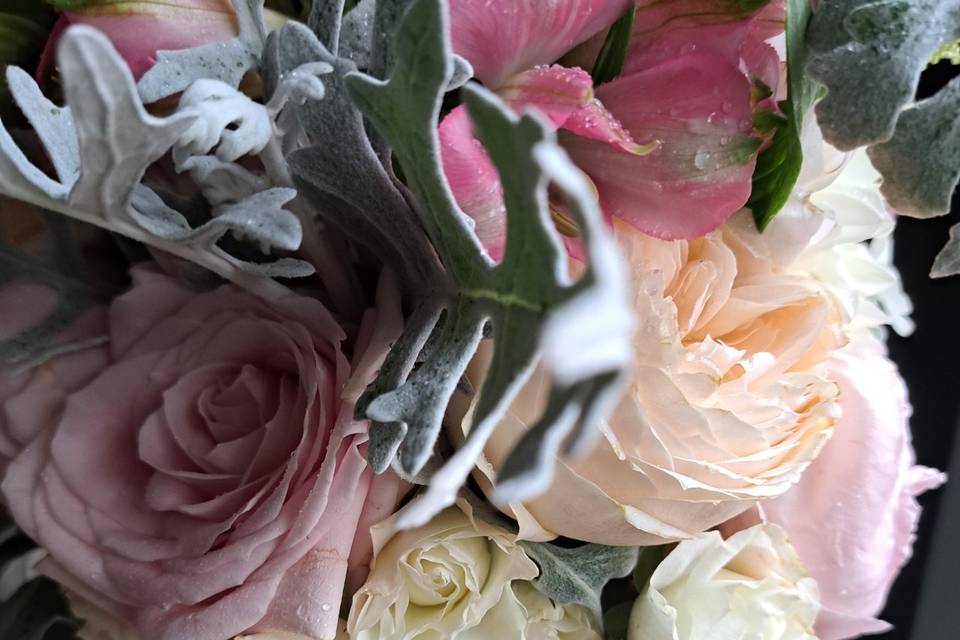 Silver & Pastel Bouquet