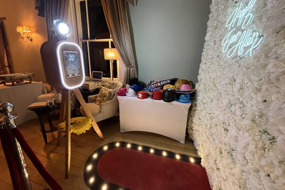 Vintage Photo Booth Set Up