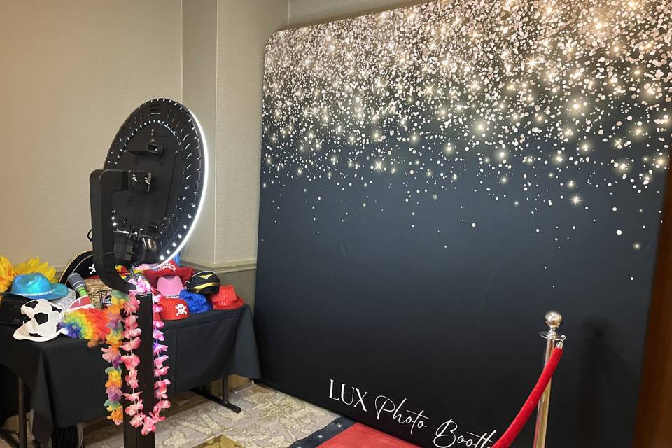 Vip Selfie Booth Set Up