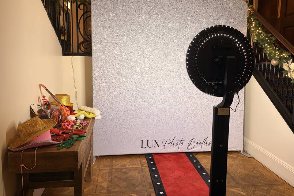 Vip Selfie Booth Set Up