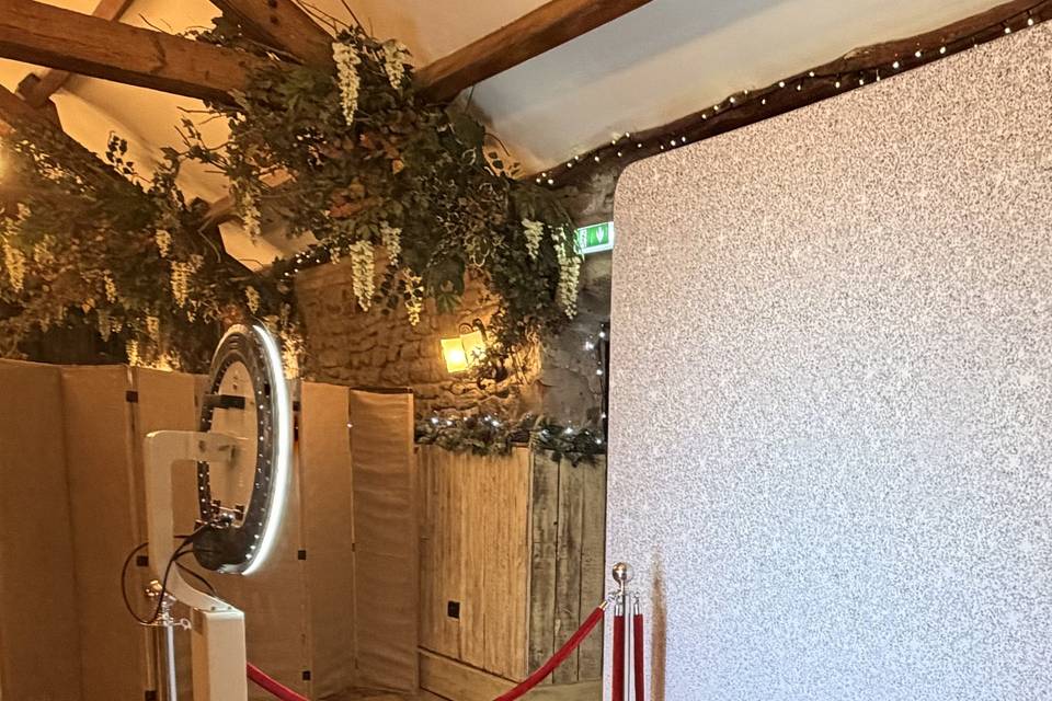 Vip Selfie Booth Set Up