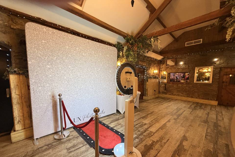 Vip Selfie Booth Set Up