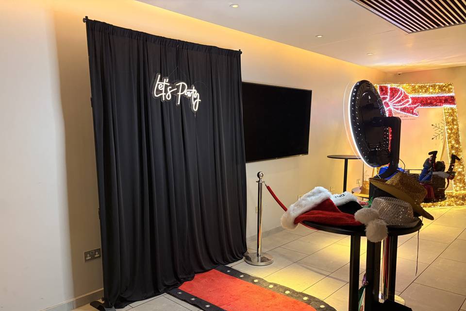 Vip Selfie Booth Set Up