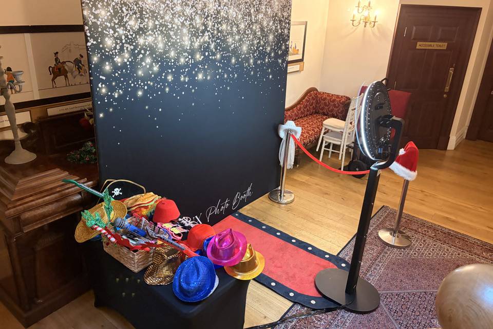 Vip Selfie Booth Set Up