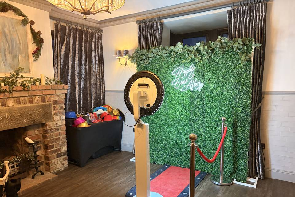Vip Selfie Booth Set Up