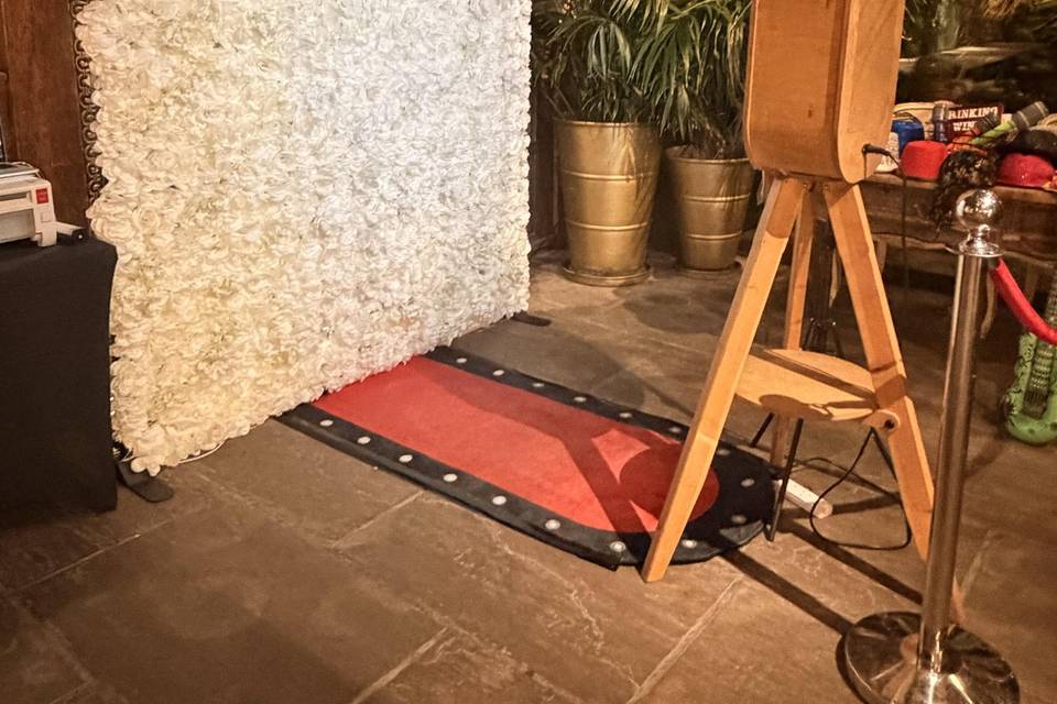 Vintage Photo Booth Set Up