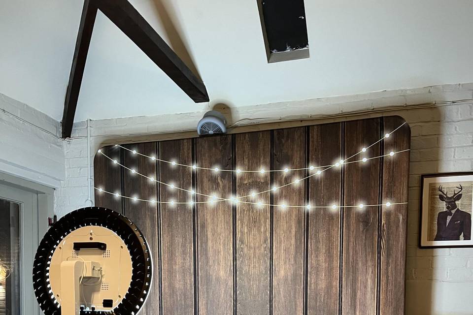 Vip Selfie Booth Set Up