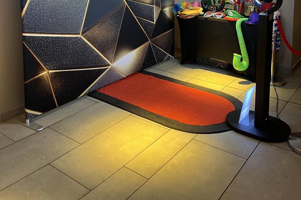 Vip Selfie Booth Set Up