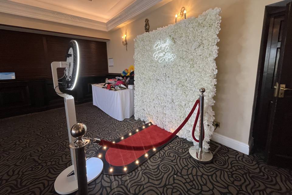 Vip Selfie Booth Set Up