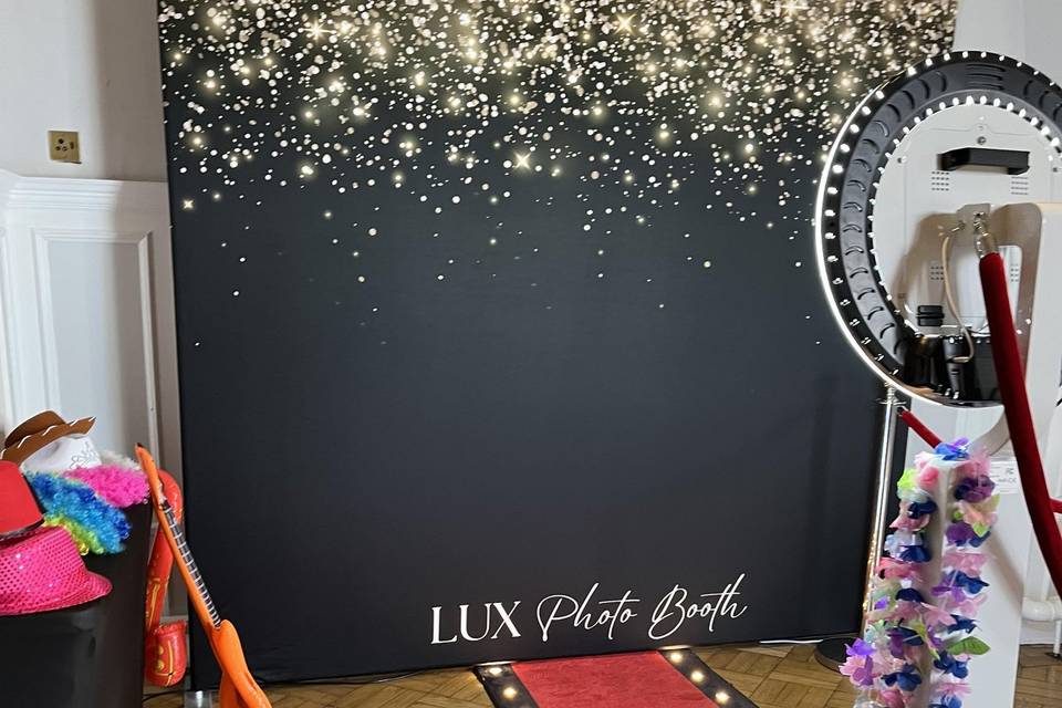 Vip Selfie Booth Set Up