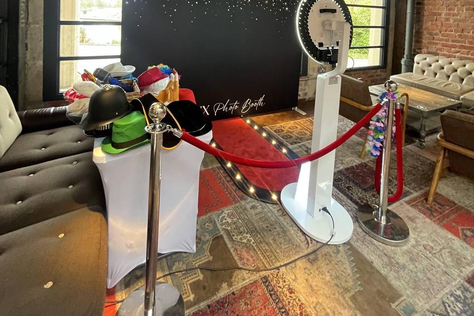 Vip Selfie Booth Set Up