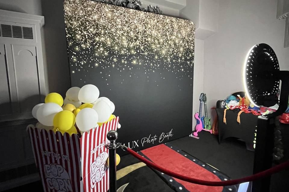 Vip Selfie Booth Set Up