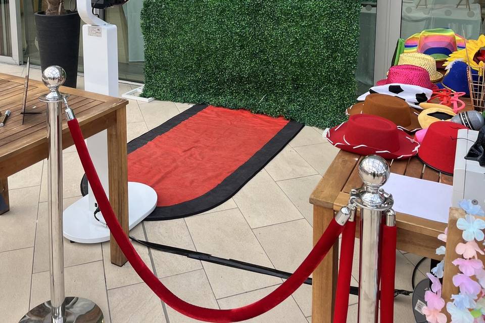 Vip Selfie Booth Set Up