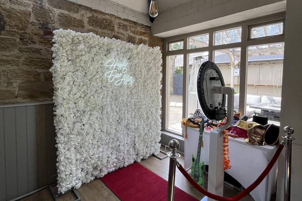 Vip Selfie Booth Set Up