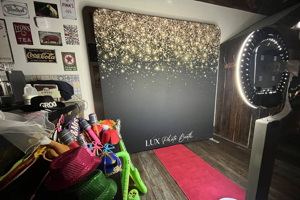 Vip Selfie Booth Set Up