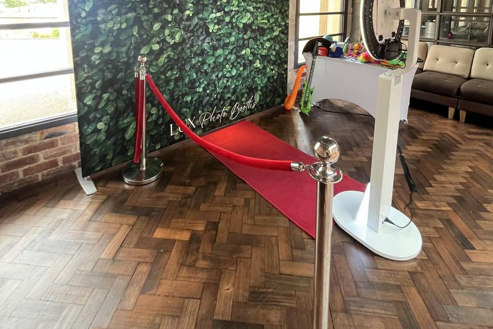 Vip Selfie Booth Set Up