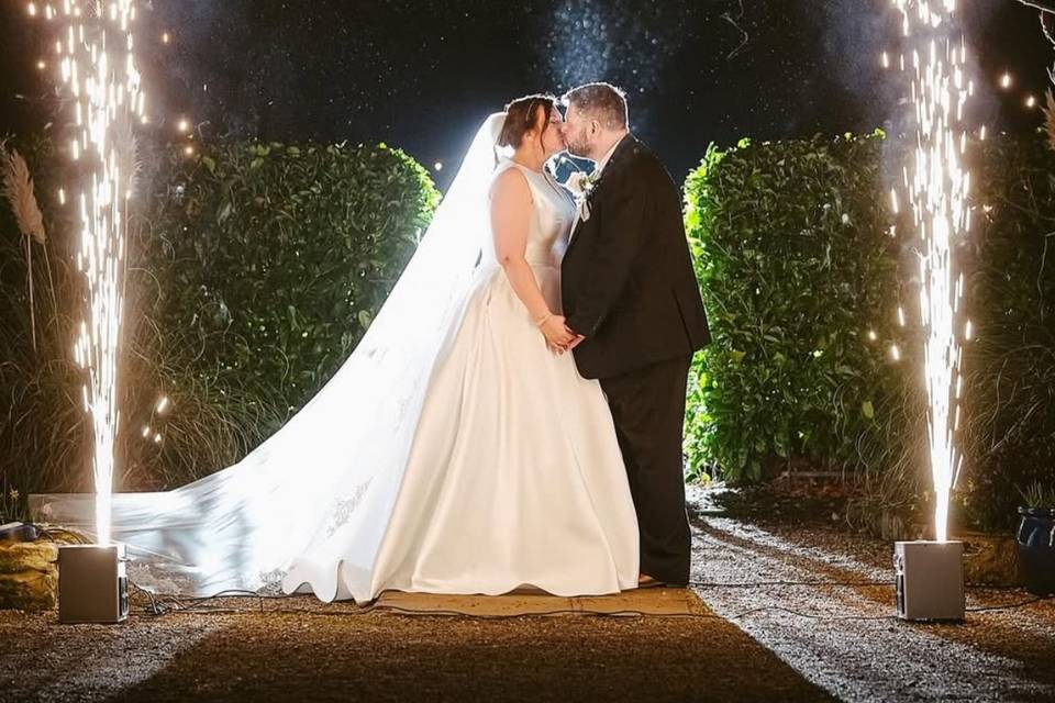 Cold Spark Fountains & Dry Ice