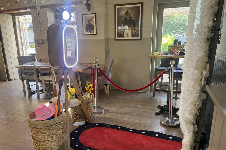 Vintage Photo Booth Set Up