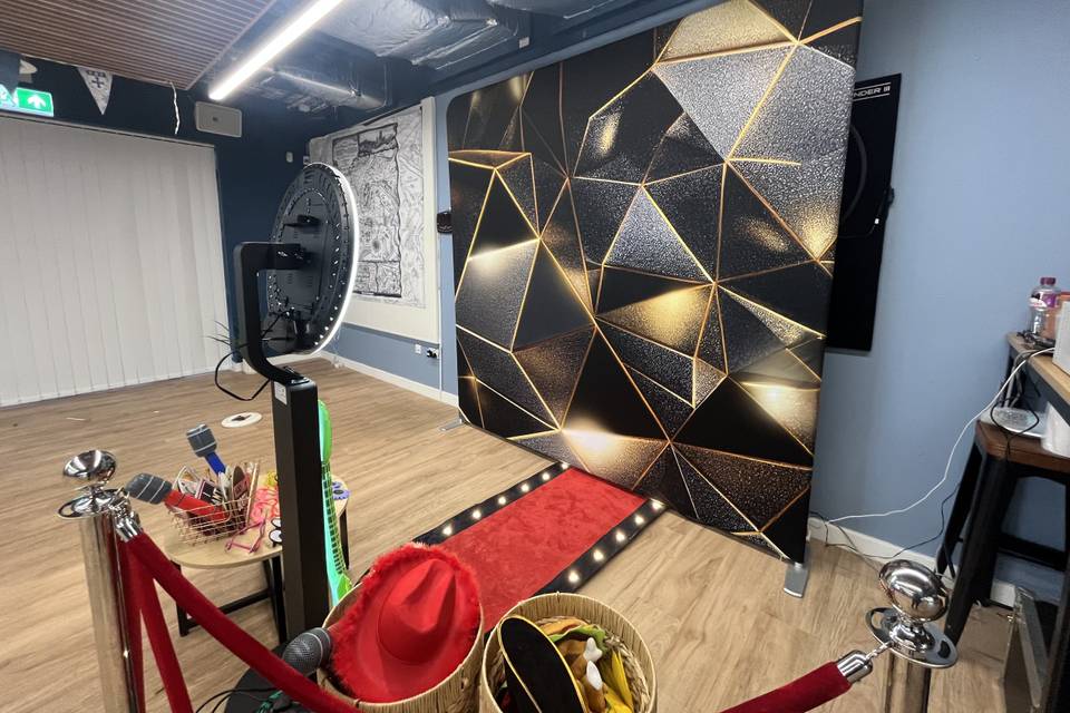 Vip Selfie Booth Set Up