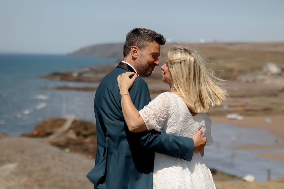Cliffs Overlooking Bay in Bude