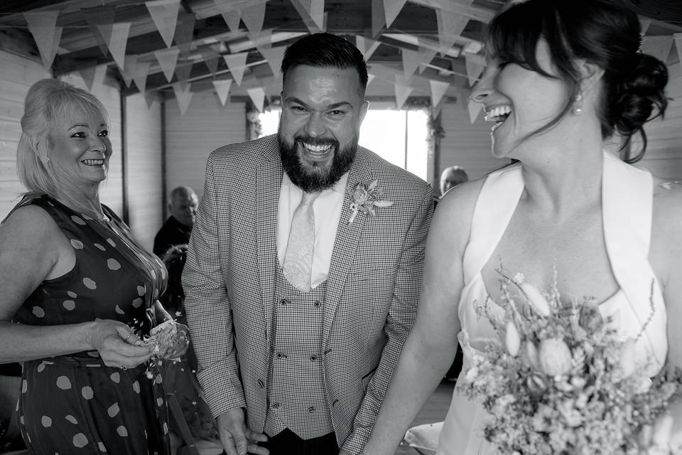 Bude Beach Hut Wedding