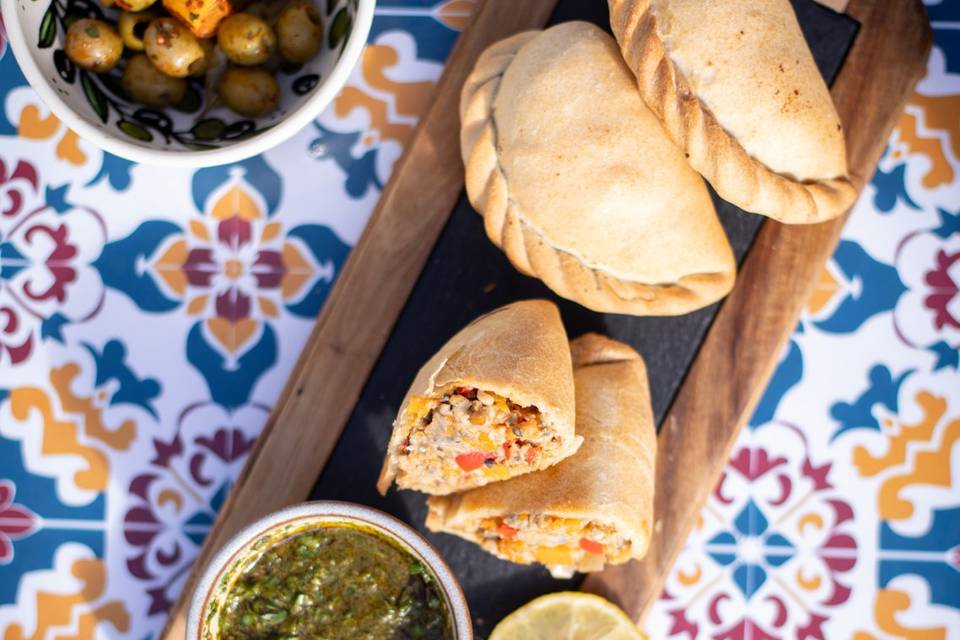 Empanadas & Chimichurri salsa