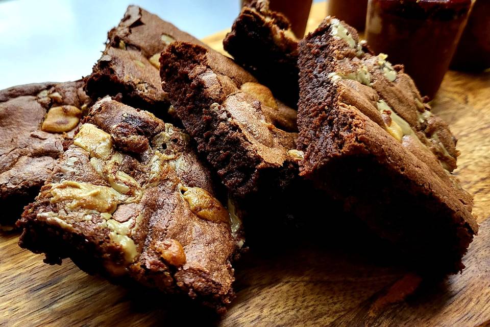 Tahini & Halva Brownies