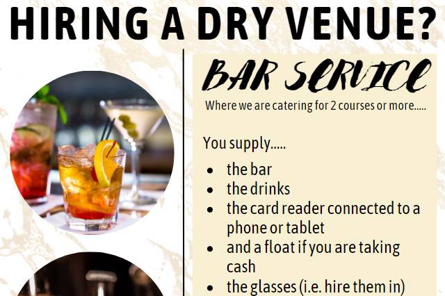 Hiring a dry venue?