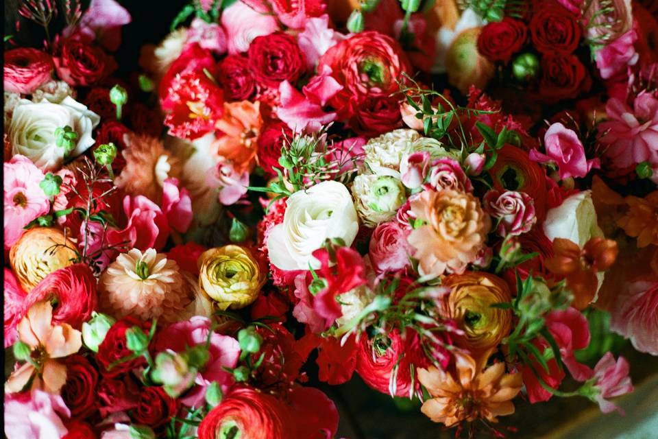 Bridal's bouquet - 35mm film