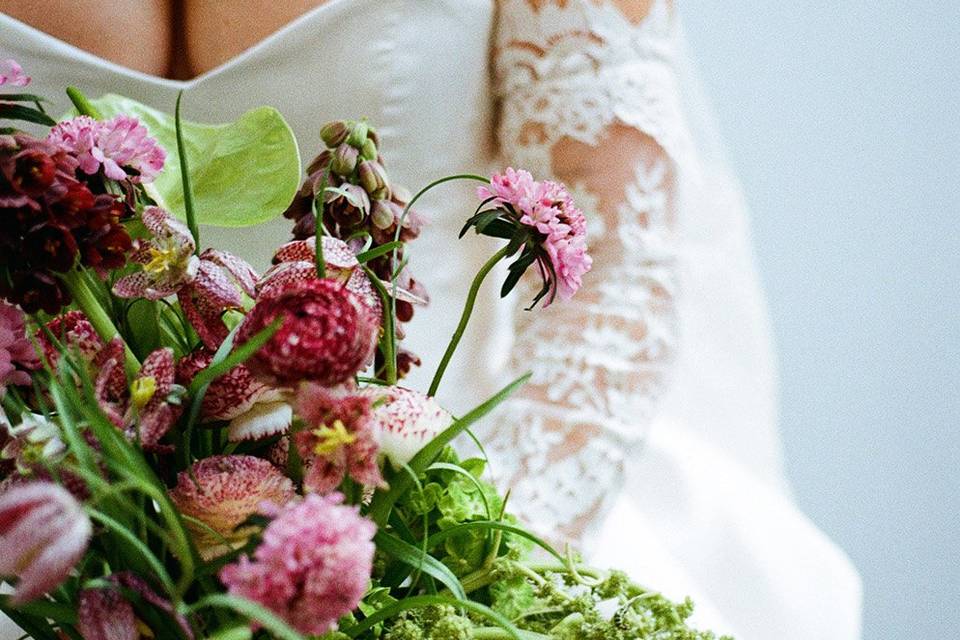 Bridal's bouquet - 35mm film