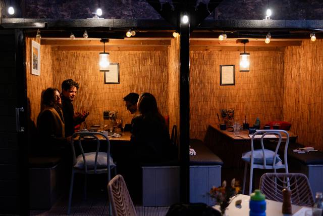 Garden booth