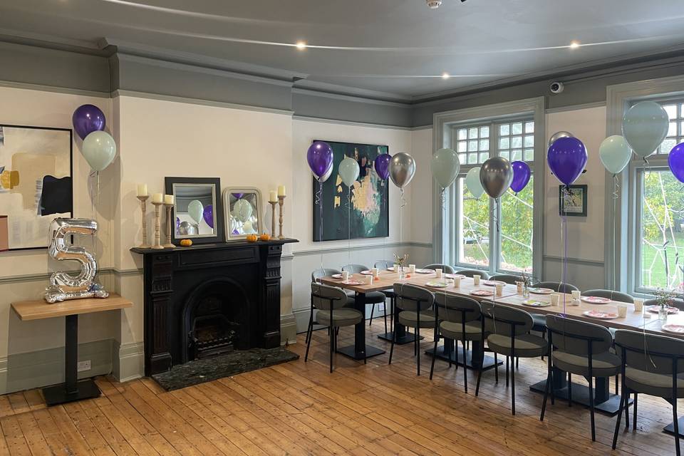 First floor party