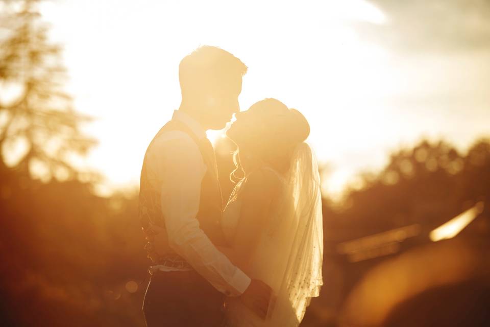 Bride & Groom Wedding portrait