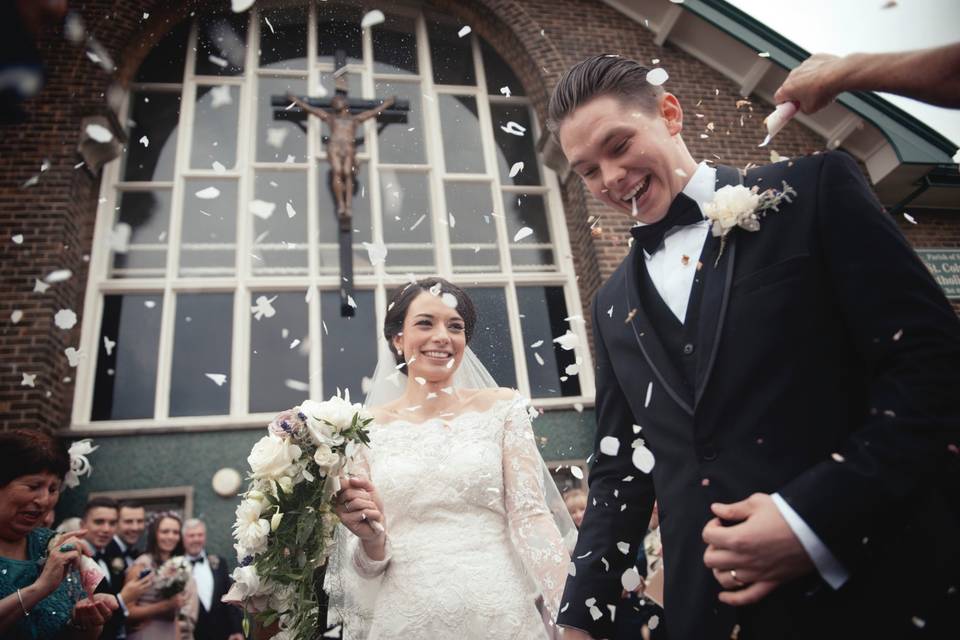 Bride & Groom Wedding confetti