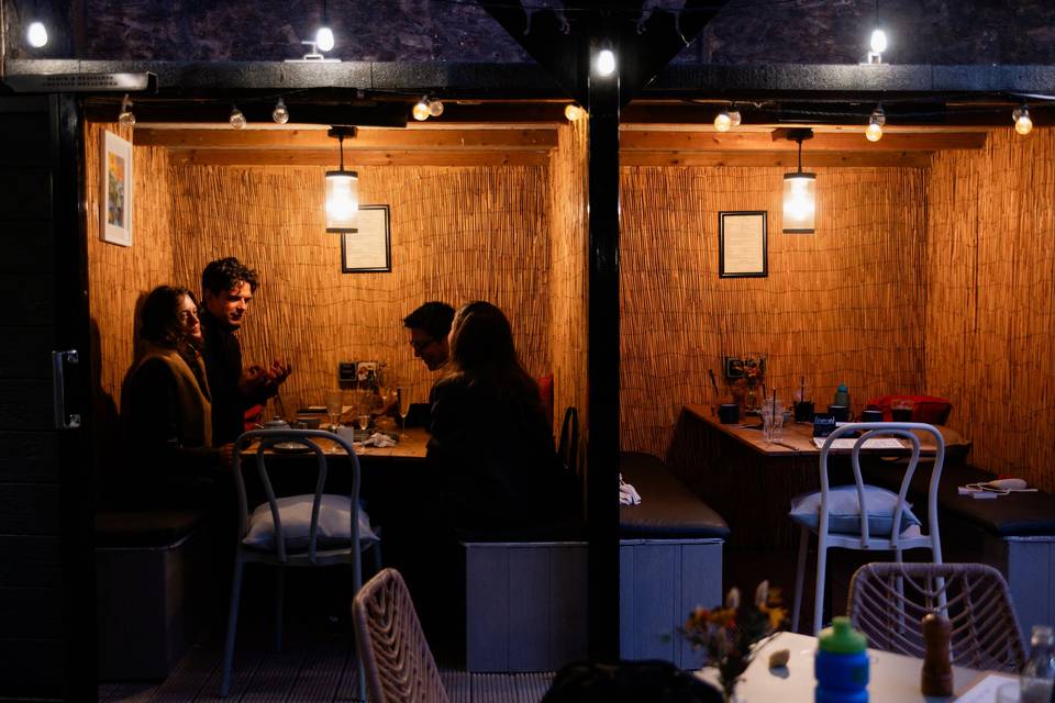 Garden booth